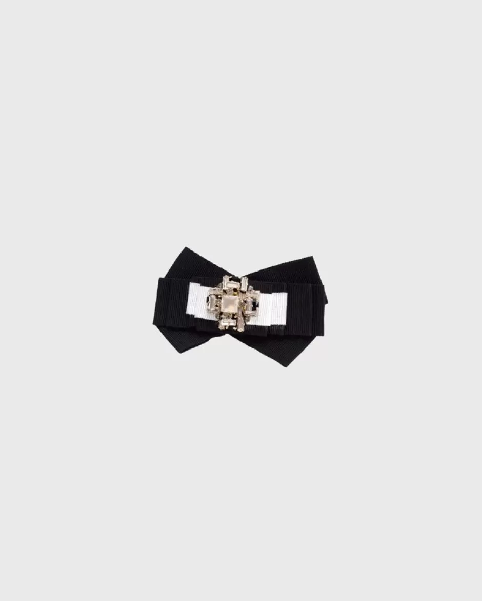 Anne Fontaine Jewelry*Bow-Shaped Brooch With Mounted Stones