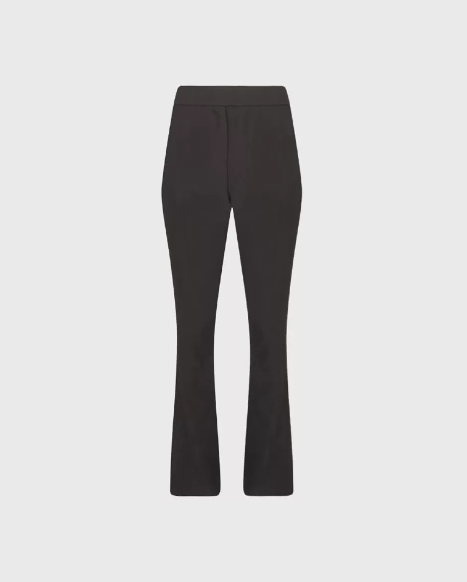 Anne Fontaine Bottoms*Crepe Ankle Length Pant Black