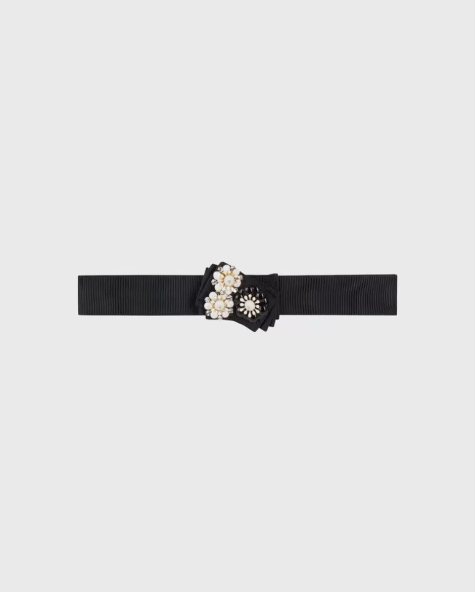 Anne Fontaine Jewelry*Fabric Flower Choker Necklace