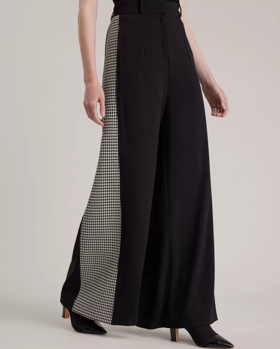 Anne Fontaine Bottoms*High Waist Wide-Leg Pant Black