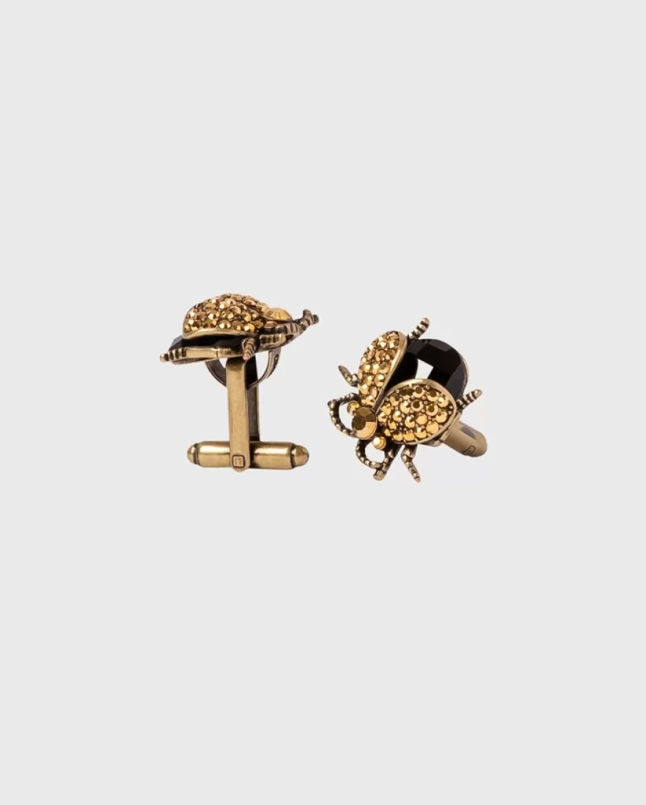 Anne Fontaine Cufflinks*Ladybug Cufflinks With Crystals