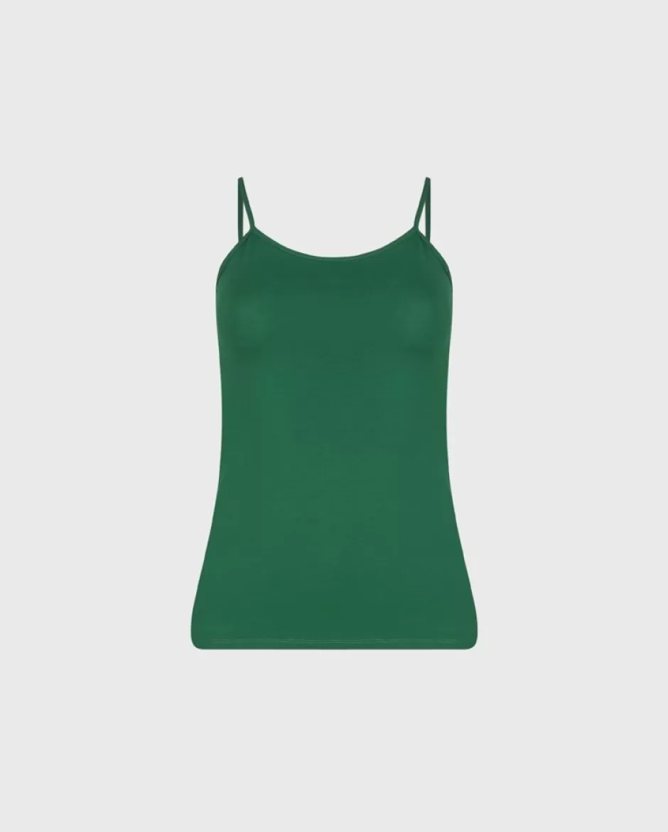 Anne Fontaine Camisoles*Mint Tactel Knit Camisole With Thin Straps Green