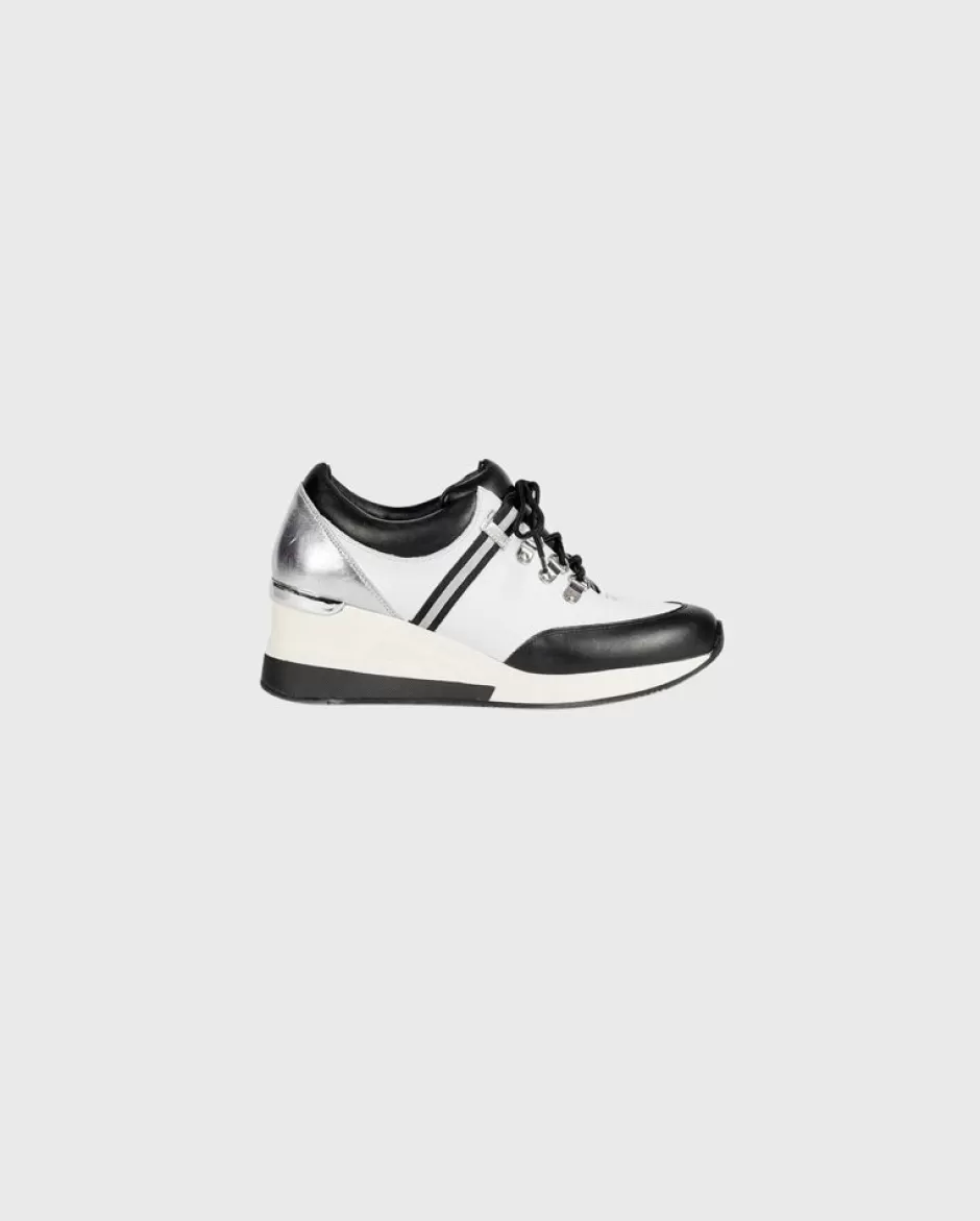 Anne Fontaine Sneakers*Platform Sneakers With Traditional Lace Up Front Black/White