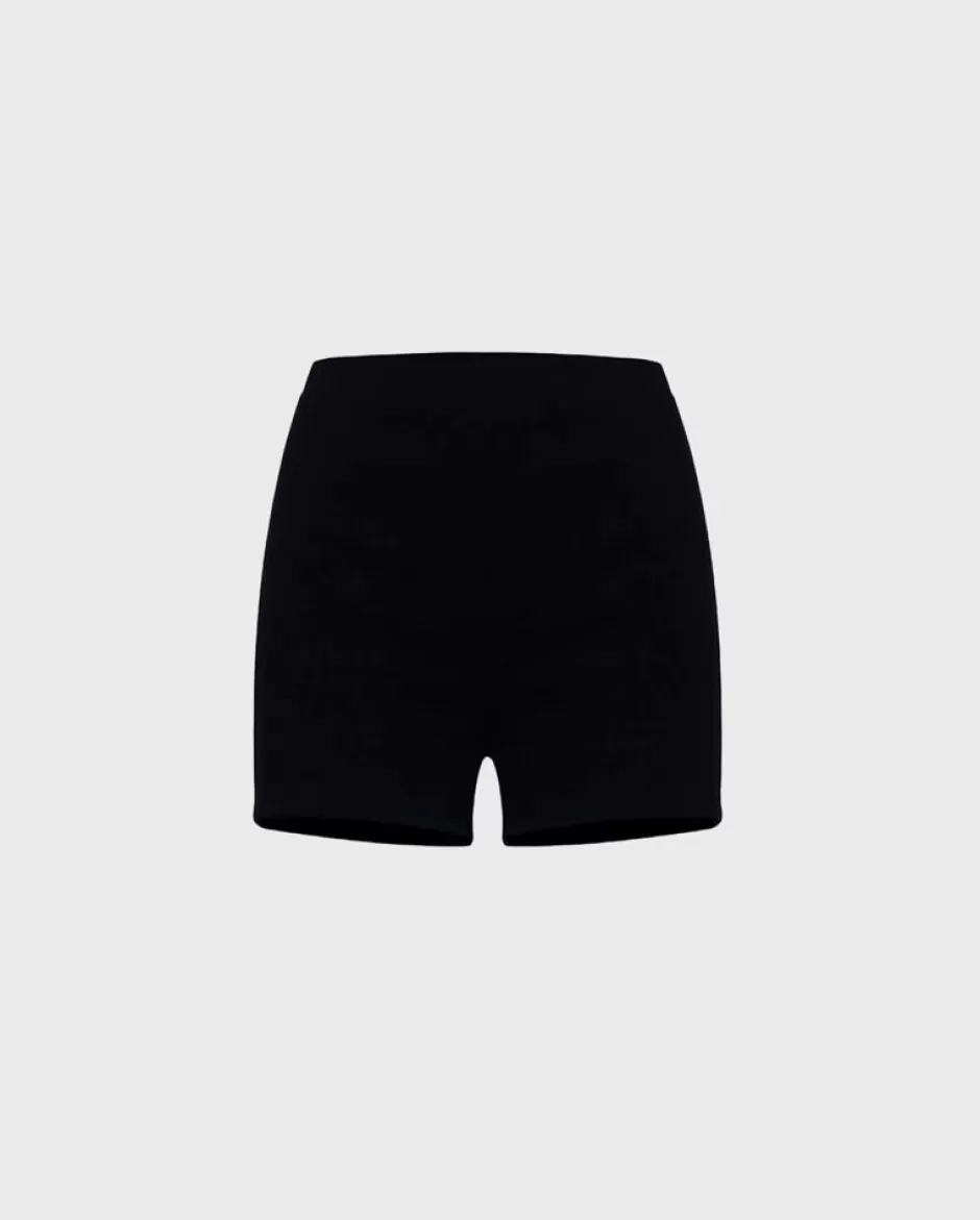 Anne Fontaine Bottoms*Stretch-Jersey Biker Shorts Black