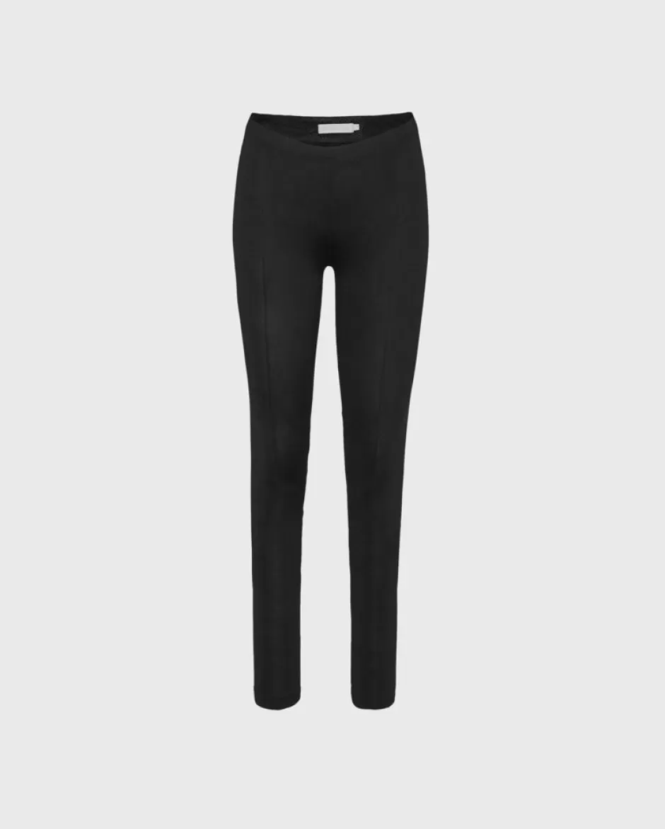 Anne Fontaine Bottoms*Stretch-Jersey Knit Leggings Black