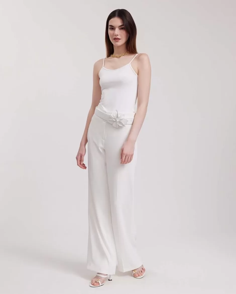 Anne Fontaine Camisoles*Tactel Knit Camisole With Thin Straps White