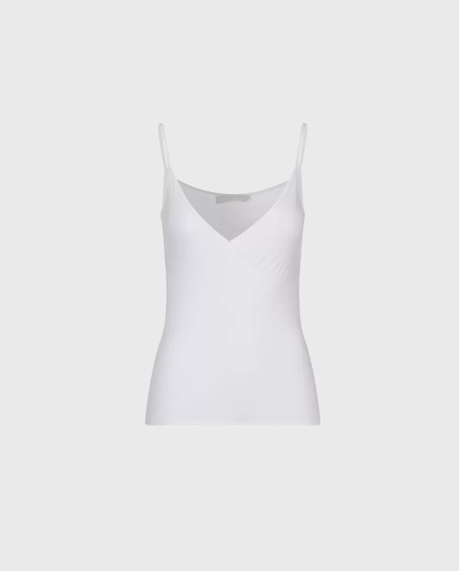 Anne Fontaine Camisoles*Thin Strap Lightweight Camisole White