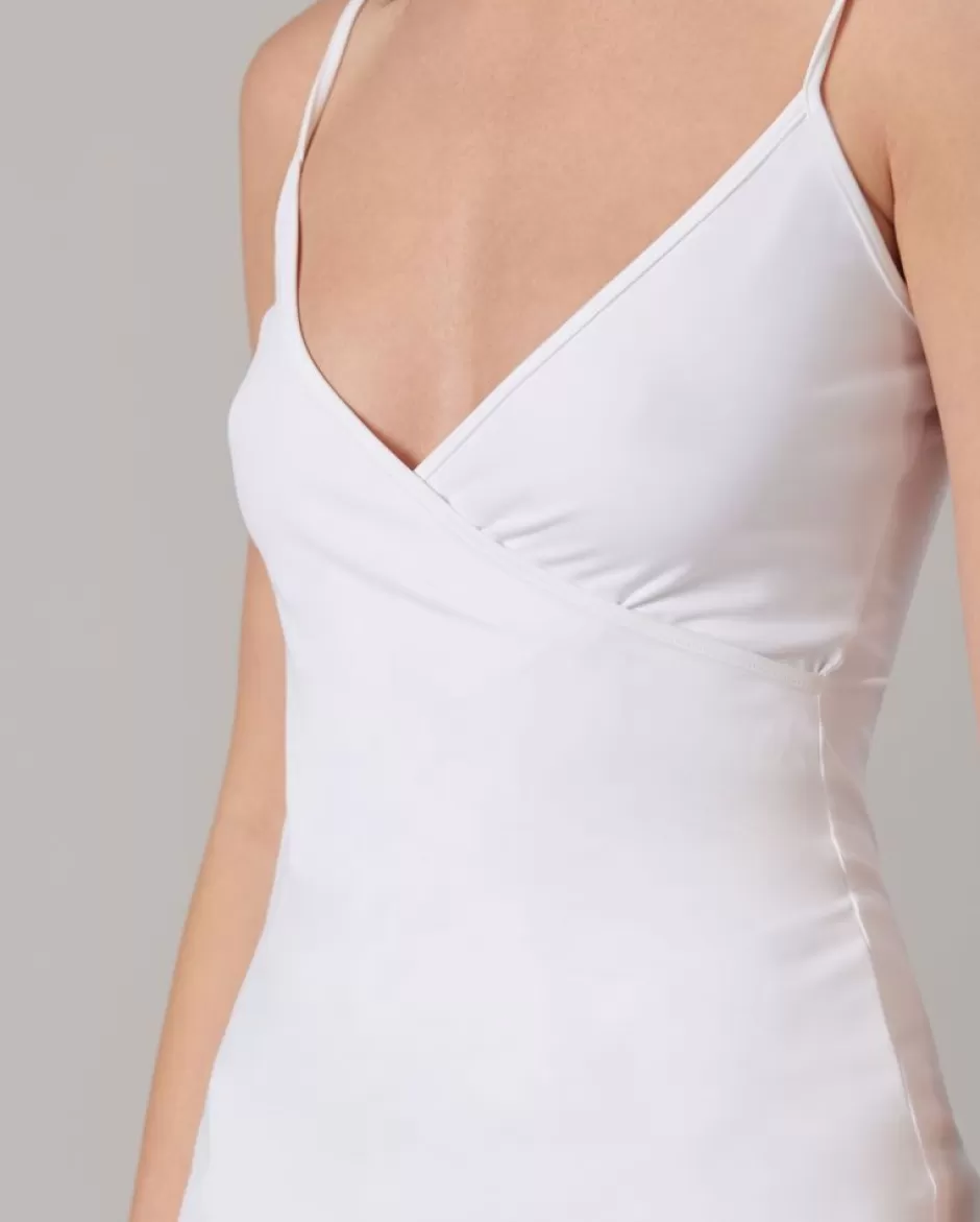 Anne Fontaine Camisoles*Thin Strap Lightweight Camisole White