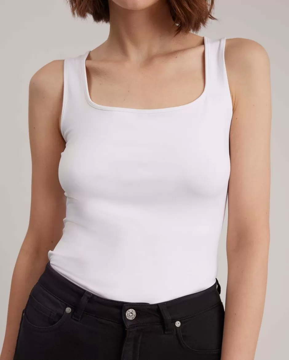 Anne Fontaine Camisoles*Wide Strap Camisole White